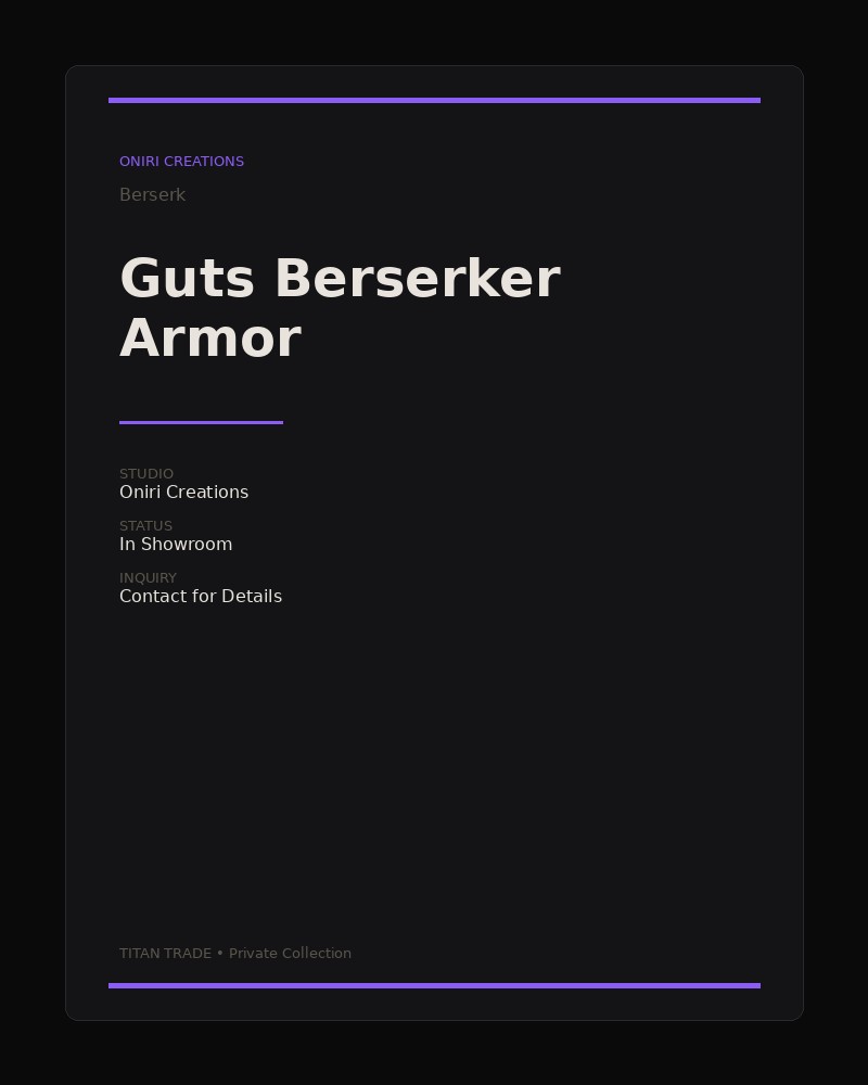 Guts Berserker Armor