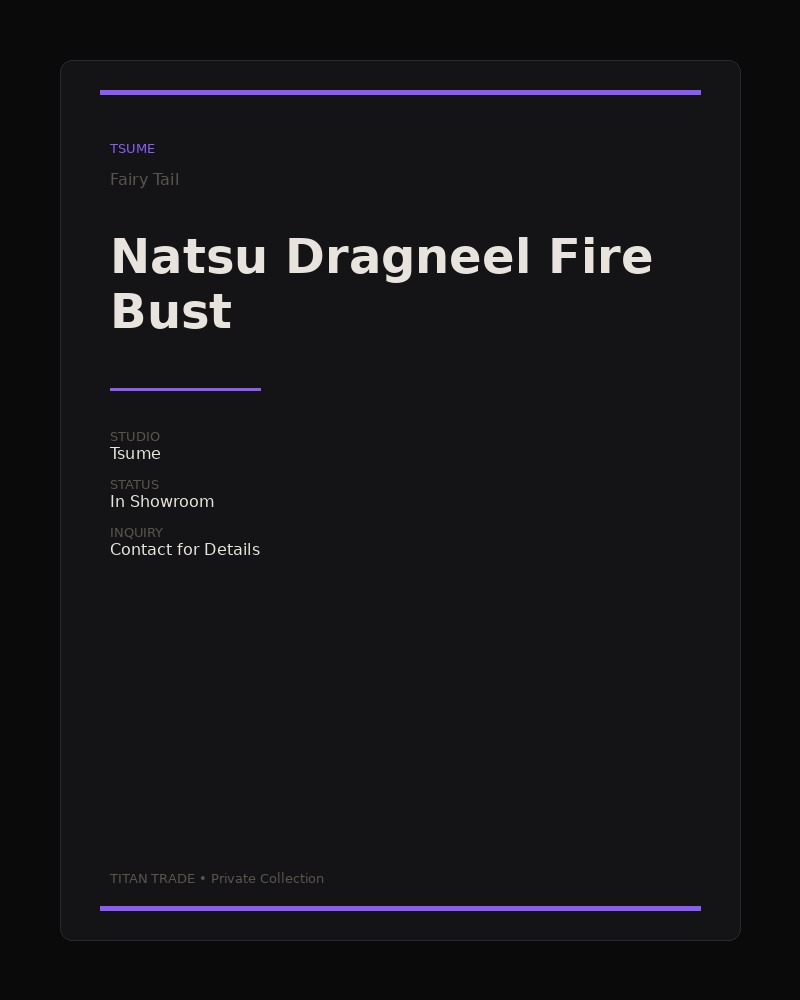 Natsu Dragneel Fire Bust