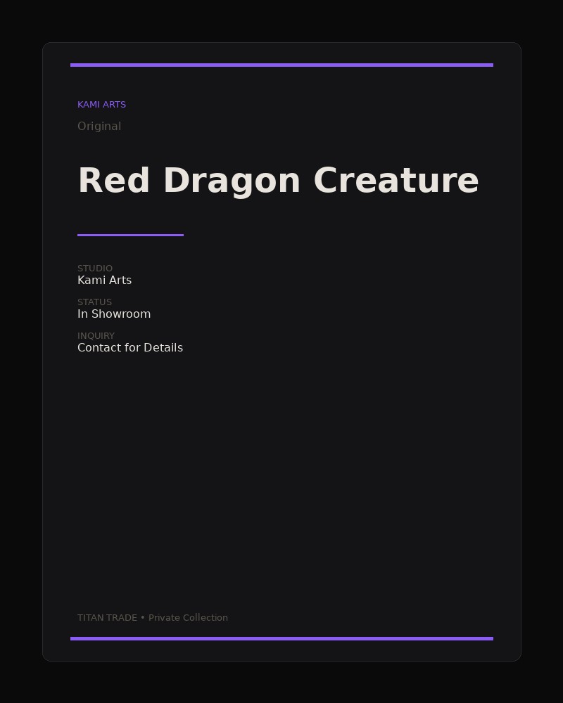 Red Dragon Creature