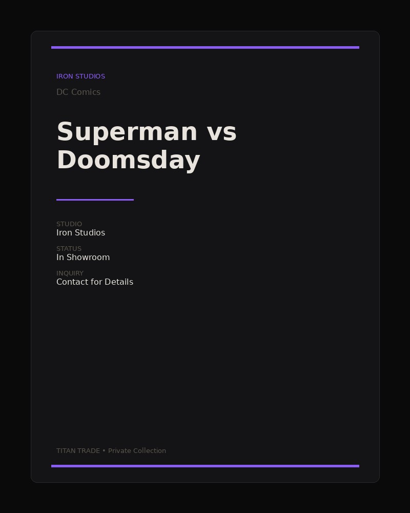 Superman vs Doomsday
