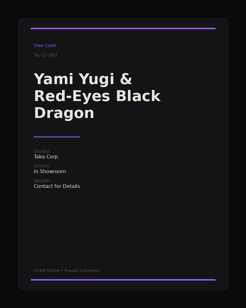 Yami Yugi & Red-Eyes Black Dragon
